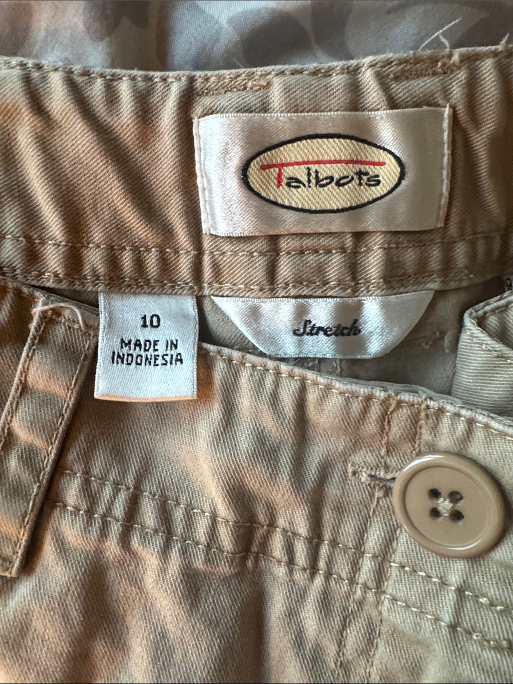 Talbots Women’s Stretch Chinos in Khaki Tan